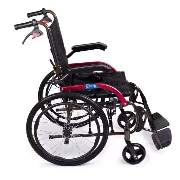 Comfort Plus GK863LAJ-20 Transfer Alüminyum Tekerlekli Sandalye (SİYAH)