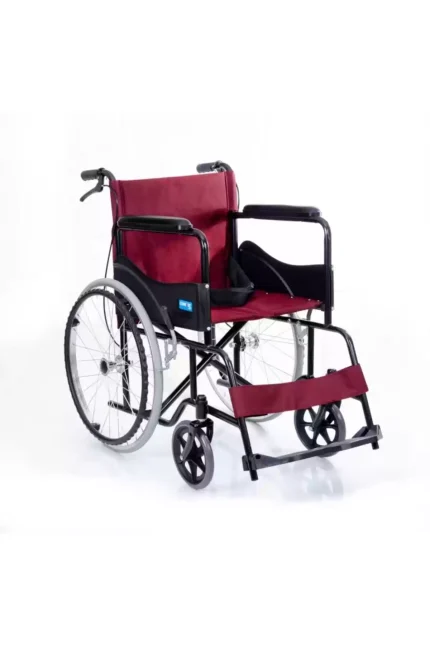 Comfort Plus DM809E Bordo Kumaş Standart Tekerlekli Sandalye