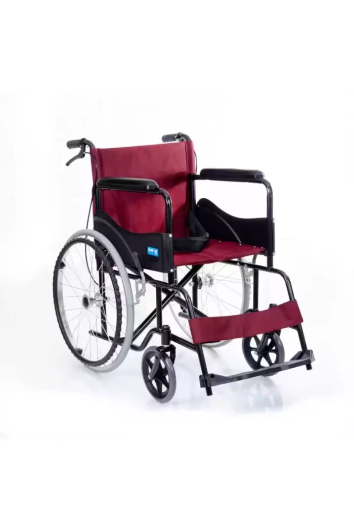 Comfort Plus DM809E Bordo Kumaş Standart Tekerlekli Sandalye