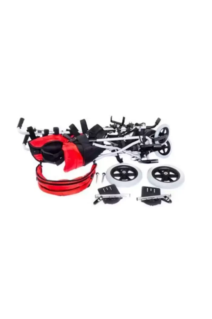 Comfort Plus DM-BOSS Engelli Pediatrik Baston Puset (KIRMIZI)