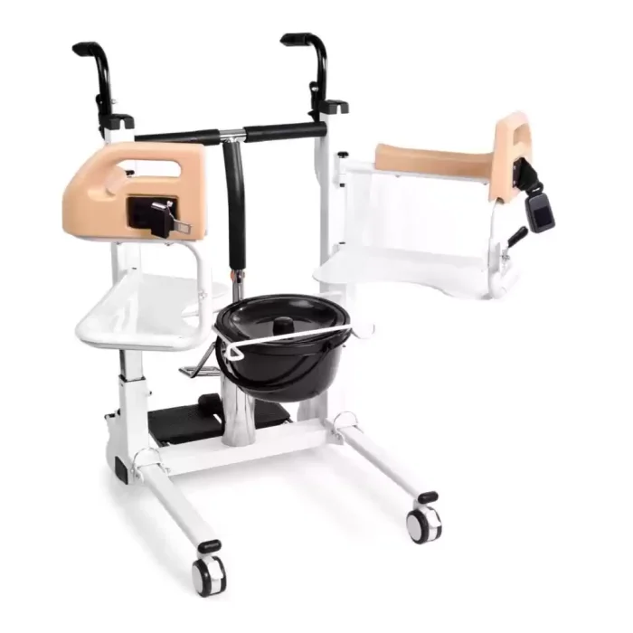 Comfort Plus DM-160 Tuvaletli Tekerlekli Sandalye Ayak Pedallı