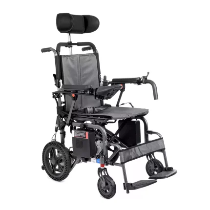 Comfort Plus DY01102 Portatif Lityum Pilli (Akülü) Tekerlekli Sandalye Baş Destekli, Sırt Yatar R (UZAKTAN KUMANDALI)