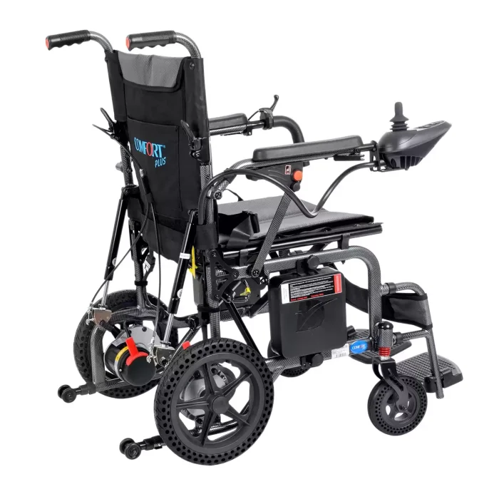 Comfort Plus DY01102 Portatif Lityum Pilli (Akülü) Tekerlekli Sandalye Baş Destekli, Sırt Yatar