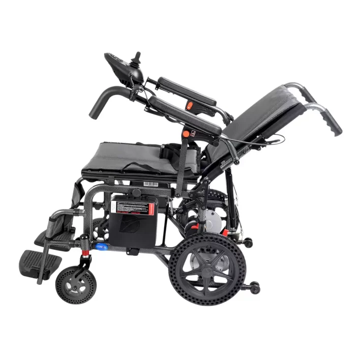 Comfort Plus DY01102 Portatif Lityum Pilli (Akülü) Tekerlekli Sandalye Baş Destekli, Sırt Yatar