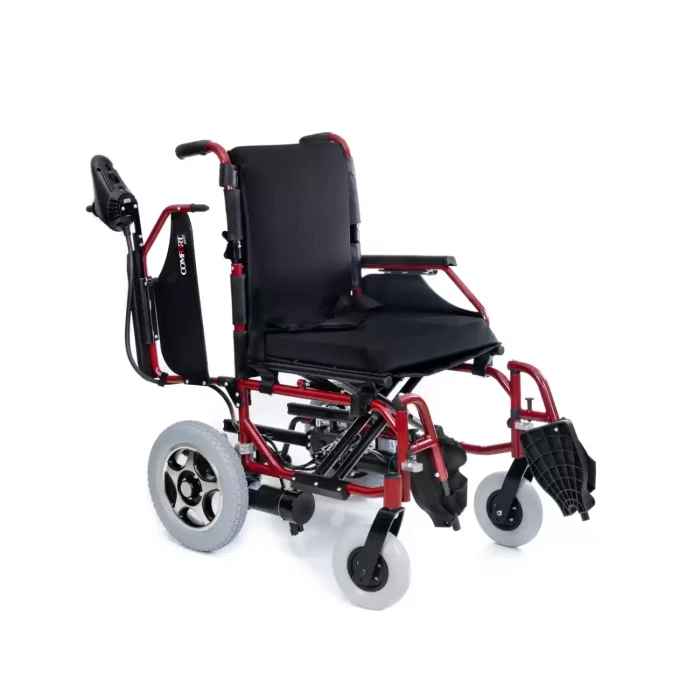 Comfort Plus Escape LX Akülü Tekerlekli Sandalye (BORDO)