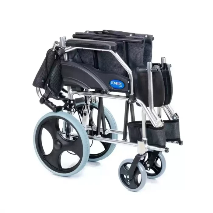 Comfort Plus KY863LAJ-A12 Alüminyum Transfer Özellikli Tekerlekli Sandalye (FÜME)