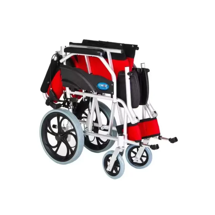 Comfort Plus KY863LAJ-A12 Alüminyum Transfer Özellikli Tekerlekli Sandalye (KIRMIZI)