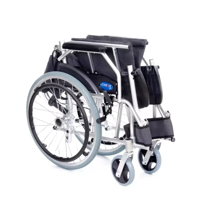Comfort Plus KY863LAJ-A20 Alüminyum Transfer Özellikli Tekerlekli Sandalye (FÜME)