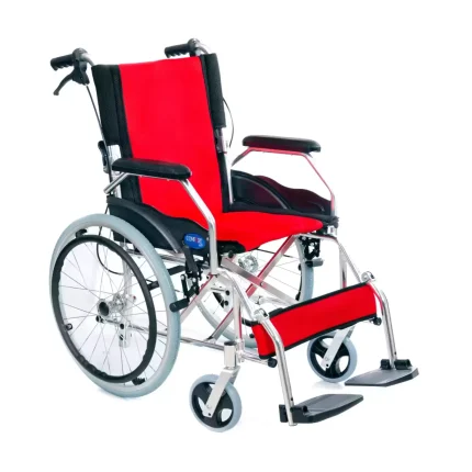 KY863LAJ-A20 KIRMIZI ALÜMİNYUM TRANSFER SANDALYESİ