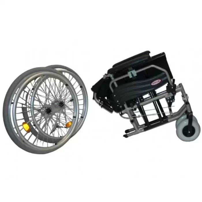 Poylin P967 Hafif Alüminyum Tekerlekli Sandalye 40-45-55 CM