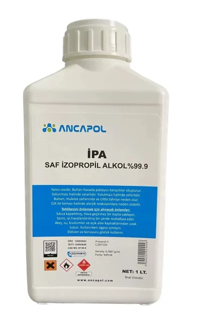 1 Litre Saf .9 Izopropil Alkol (ipa)