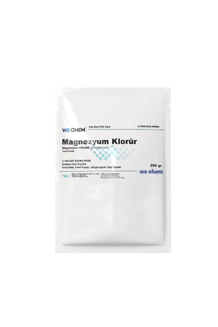Magnesium Chloride Flakes Doğal Magnezyum Klorür 250 Gr