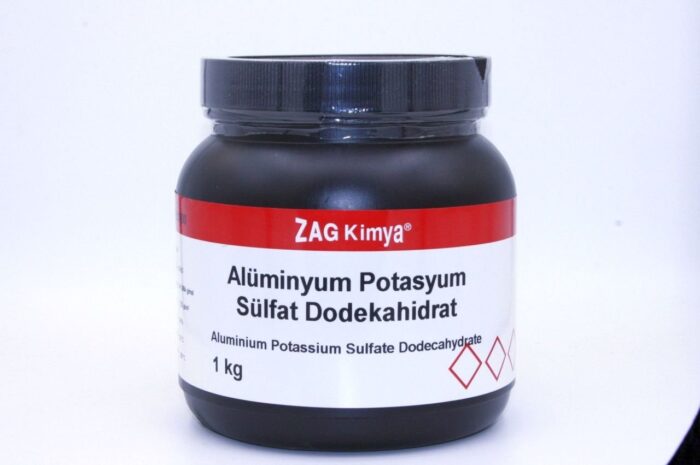 ALÜMİNYUM POTASYUM SÜLFAT DODEKAHİDRAT 98% CHEM PURE – 1 KG