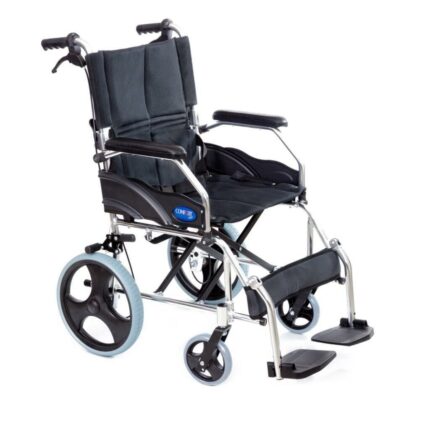 Comfort Plus KY863LAJ-A12 Alüminyum Transfer Özellikli Tekerlekli Sandalye (FÜME)