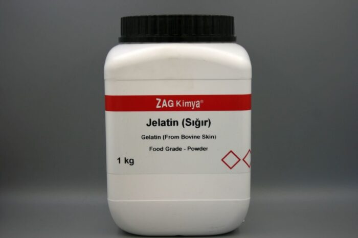 JELATİN TOZ (200 BLOOM, SIĞIR) FOOD GRADE – 1 KG