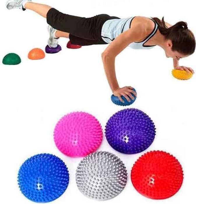 Yarım Denge ve Dikenli Egzersiz Topu 4 lü Set
