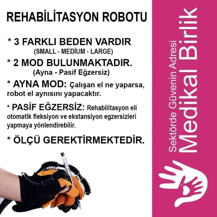 Syrebo Yetişkinler İçin El Rehabilitasyon Robotu C12 Çift Eldiven
