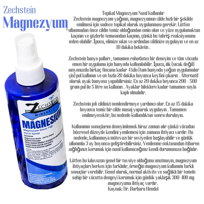 Zechstein Magnezyum Yağı (magnesium Oil) 250 Ml