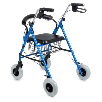Comfort Plus DM9146 Ayak Pedallı Alüminyum Rolatör (Tekerlekli Sandalye Gibi Kullanma İmkanı)