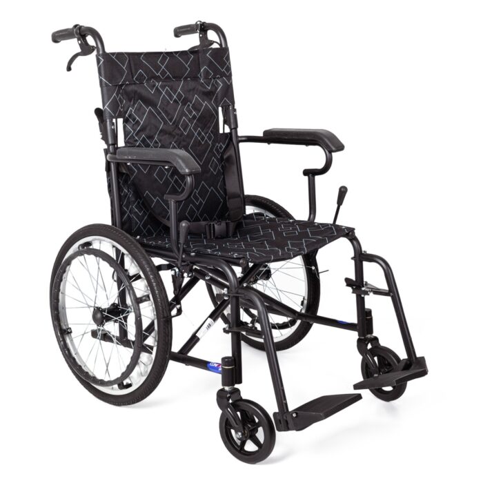 Comfort Plus DM-337 40cm Silver Alüminyum Özellikli Transfer Tekerlekli Sandalye